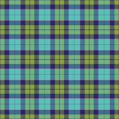 Summer Plaid Check Seamless Pattern - Cute plaid check repeating pattern design