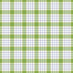 Summer Plaid Check Seamless Pattern - Cute plaid check repeating pattern design
