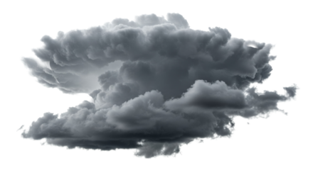 realistic dark png cloud on transparent background, weather cloud, dramatic cloud, stormy sky, cloudy sky, thundercloud