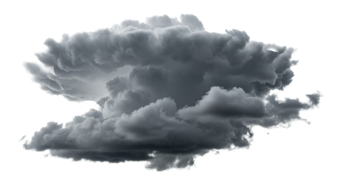 realistic dark png cloud on transparent background, weather cloud, dramatic cloud, stormy sky, cloudy sky, thundercloud