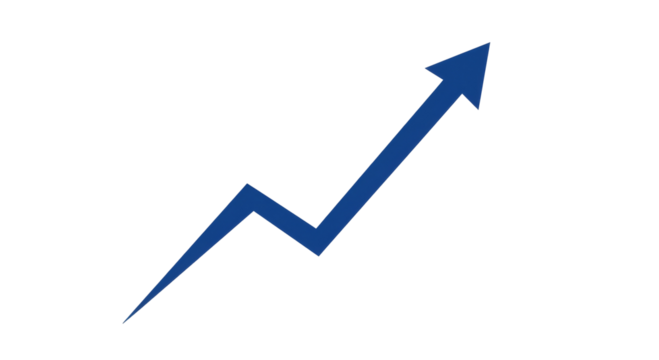 blue upward graph PNG, blue graph, upward slope, financial chart
