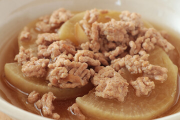 大根とひき肉のそぼろあんかけ
