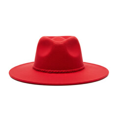 red hat isolated on white background, PNG, casual hat, stylish red cap, winter hat, wool hat, soft hat, colorful headwear, red beanie, fashionable hat, vibrant red hat