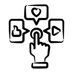 Social Media Integration Icon