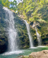 waterfall in the jungle
