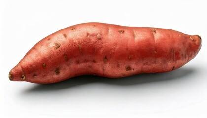  sweet potato isolated on white background, cutout
