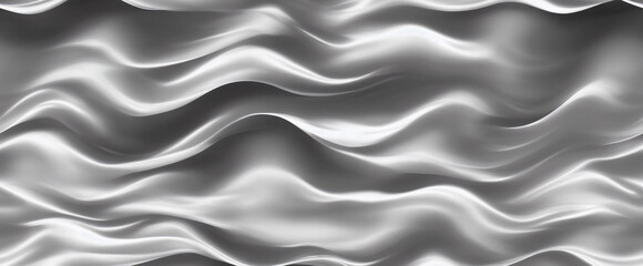 Obraz premium silver wave texture