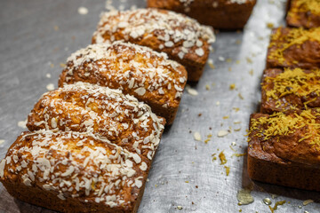 Sweet bakery production, baking, sweet bread