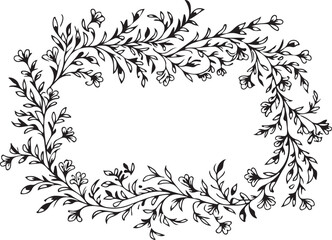 Floral Frame Vector