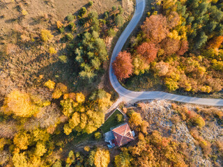 Rhodope mountain near village of Borovo, Bulgaria