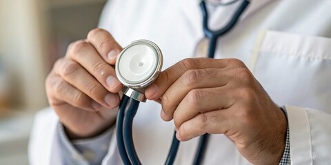 Concept of medicine, doctor's hands