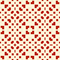 Geometric ornate. Checks, bars, figures seamless pattern. Checkered ornament. Squares, rectangles illustration. Tiles wallpaper. Ethnic motif. Mosaics background. Digital paper. Embroidery print