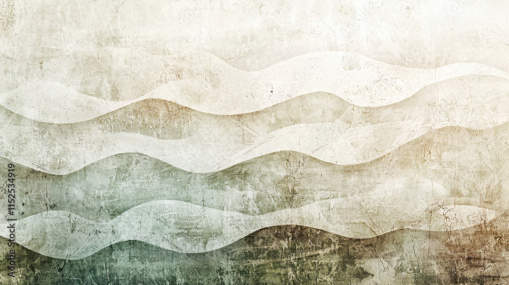 Poster abstract wavy texture background with muted tones for artistic designs and projects