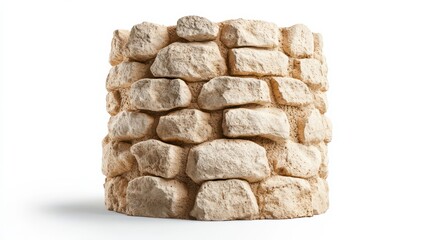 Stone tower with historical architecture features