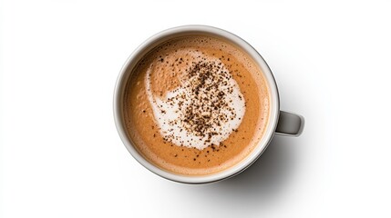 Creamy pumpkin soup served in a modern cup