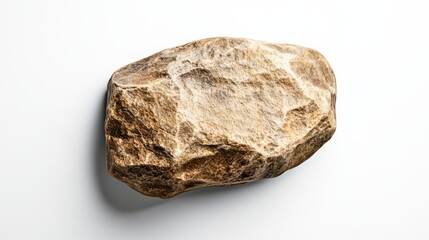Obraz premium Unique rough stone with natural texture on display