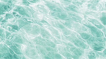 Obraz premium Clear Turquoise Water with Sunlight Reflections and Gentle Waves in Natural Environment