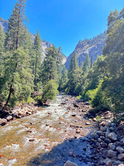 river in the mountains