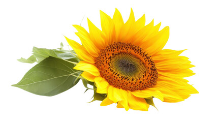 Fototapeta premium Sunflower, transparent background