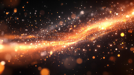 A high-tech digital data transfer concept with vibrant lights and depth showcasing network abilities, technological processes, digital storages, and scientific advancements in a blurred bright tone ba