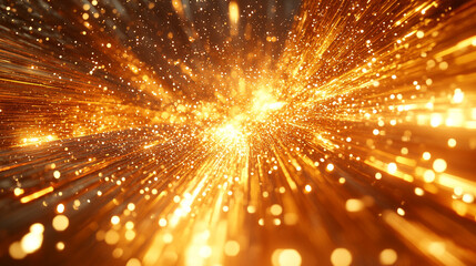 A high-tech digital data transfer concept with vibrant lights and depth showcasing network abilities, technological processes, digital storages, and scientific advancements in a blurred bright tone ba