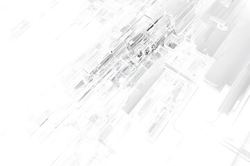 Fototapeta premium Abstract Representation of Interconnected Geometric Structures