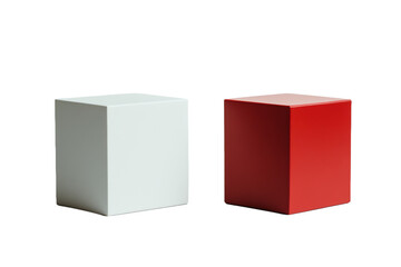 Two Different Boxes Next to Each Other with Some Space Between on 4 PNG