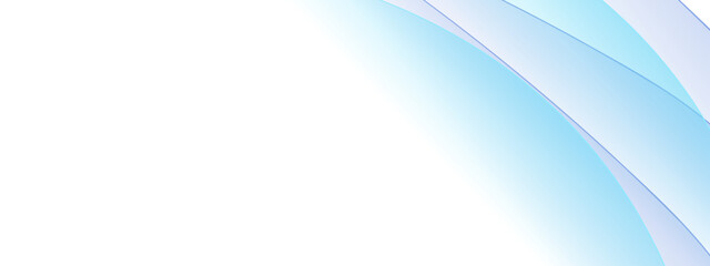 Banner vector futuristic wavy lines flowing smooth curve colorful gradient purple blue on white background