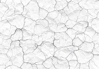 Abstract Cracked White Texture Seamless Pattern Background