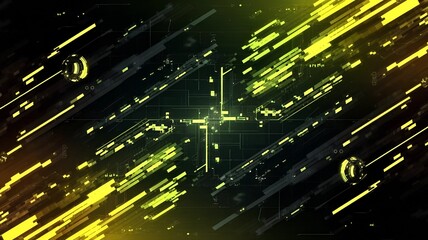 Abstract digital technology background with glowing circuit board pattern, perfect for futuristic design concepts