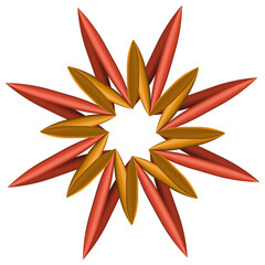 Colorful Abstract Flower Design