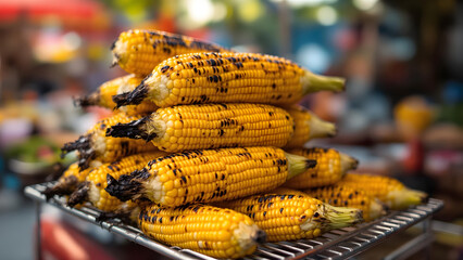 Stacked Grilled corn