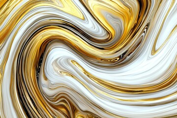 A gold and white swirl pattern