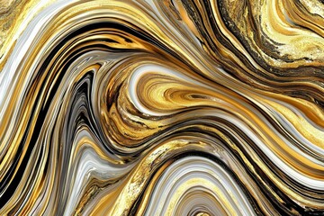 A gold and white swirl pattern