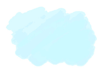 Simple Light Blue Hand-Painted Watercolor Frame Background