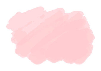 Simple Pink Hand-Painted Watercolor Frame Background