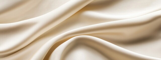 Obraz premium Elegant creamy silk fabric texture.
