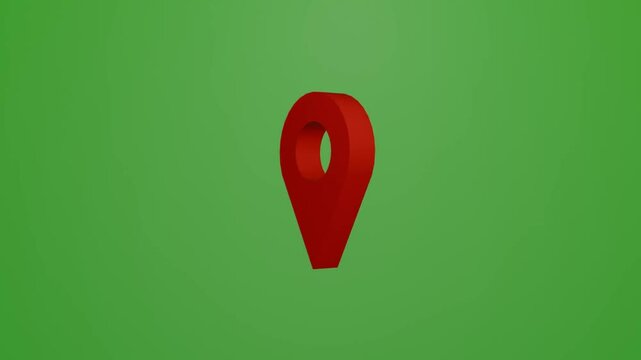 location icon stock animation video