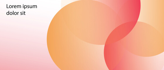 color gradient Circular pattern background with abstract geometric shapes, space with rounded lines effect decoration. Modern graphic design element, Vector illustration