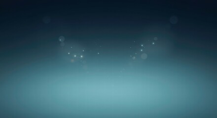 Abstract Blue Gradient with Glimmering Lights 