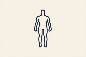 Simple Featureless Minimalist Figure for Educational Use