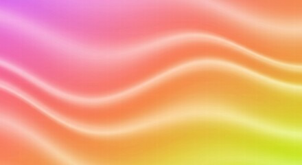 Obraz premium Abstract Gradient Waves: A captivating blend of vibrant colors creates a mesmerizing abstract backdrop. Smooth, flowing waves dance across a gradient of pastel hues.