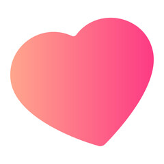 love gradient icon
