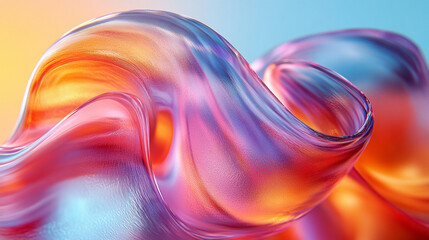 Vibrant abstract digital design with chaotic patterns, blending colors and shapes, creating a sense of motion and depth.

