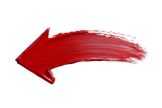 A red arrow pointing to the left