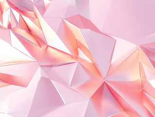 Fototapeta premium stunning pink polygonal mesh background with sparkly texture, perfect for creative designs