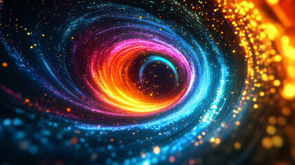 A smooth digital background symbolizing network abilities, technological processes, digital storage, science, and education, blending smooth curves and subtle chaos, representing modern digital transf