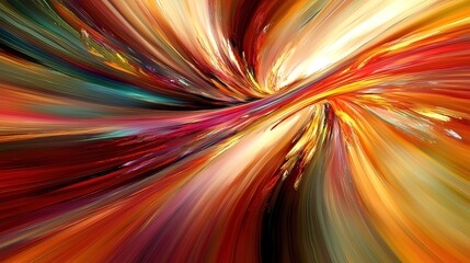 Obraz premium Abstract swirling vibrant colors, dynamic energy, paint strokes, motion blur effect.