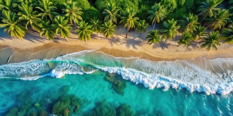Top view tropical beach with waves texture background, tropical, sea, beach, seascape, waves, texture, background, summer, nature