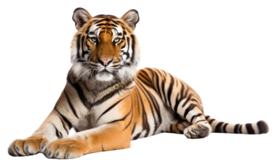 PNG Smiling tiger wildlife animal mammal.